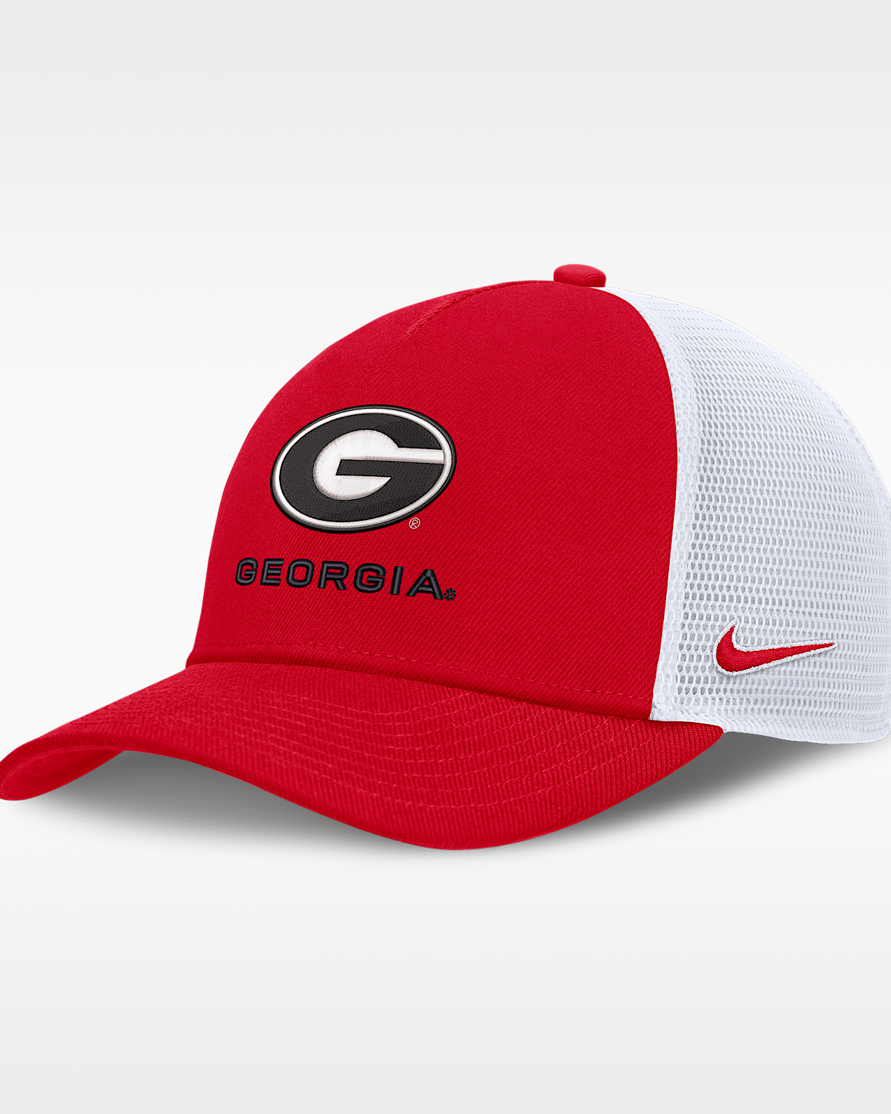 Женские  Georgia Sideline Rise Gameday Nike College Trucker Adjustable Hat
