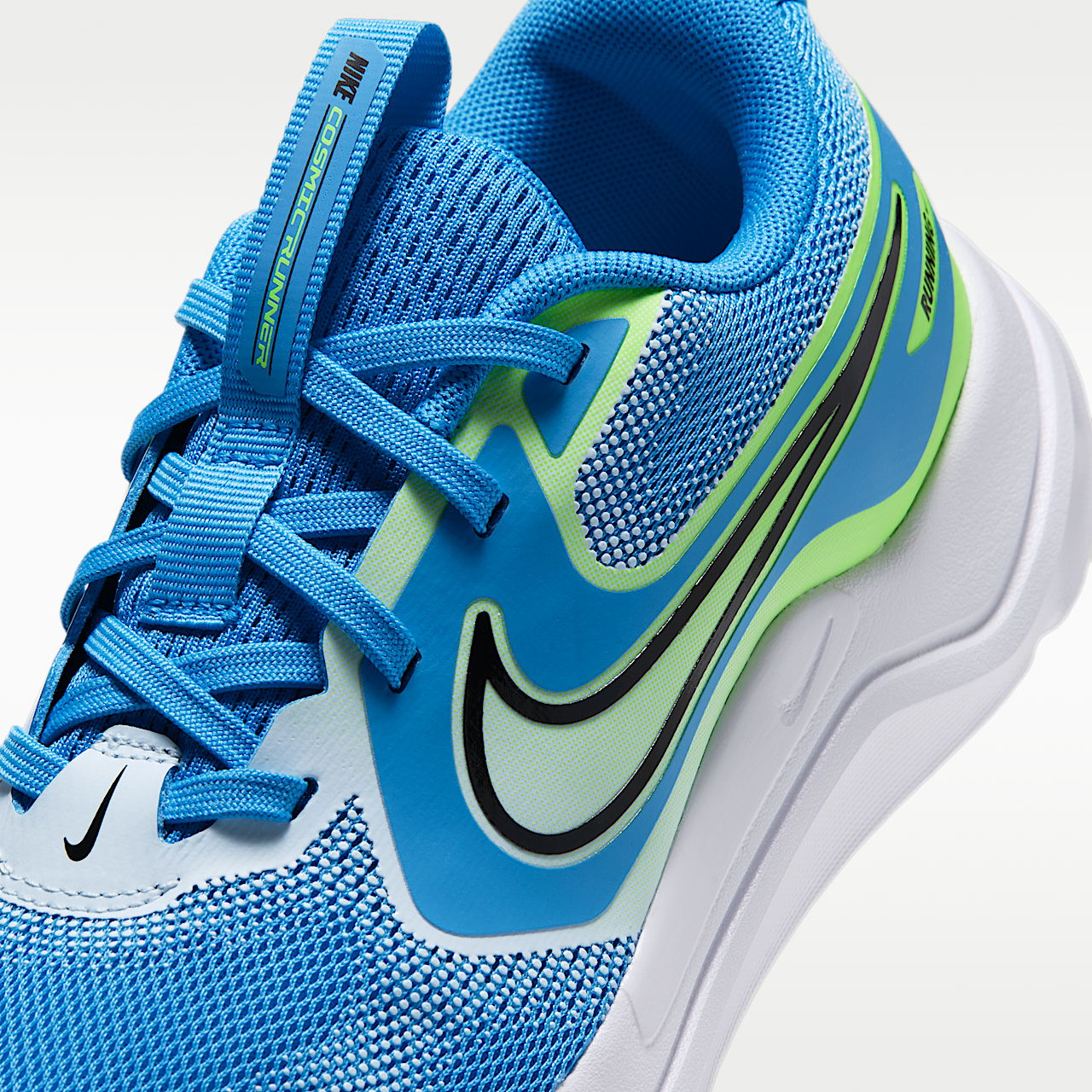 Nike  sneaker Light Current Blue/Glacier Blue/Lemon Venom/Zwart