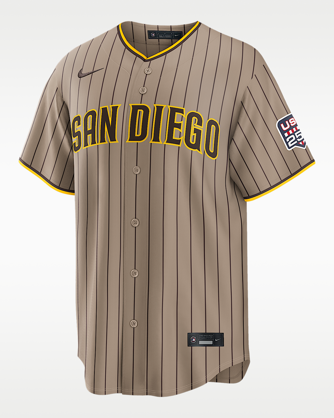 Мужские джерси Manny Machado San Diego Padres USA 250 Nike MLB Stadium Jersey