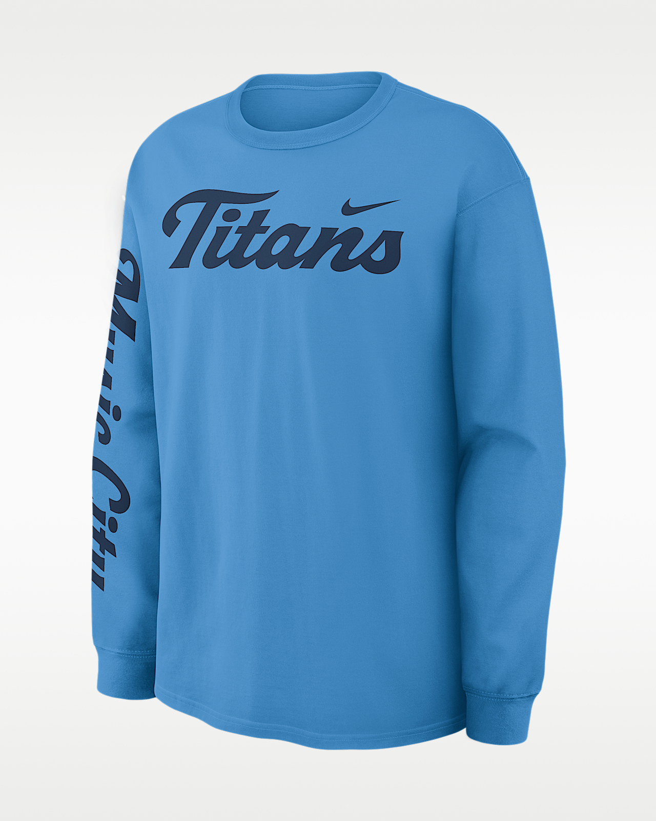 Мужская футболка Tennessee Titans Rivalries Collection Max90 Nike NFL Long-Sleeve