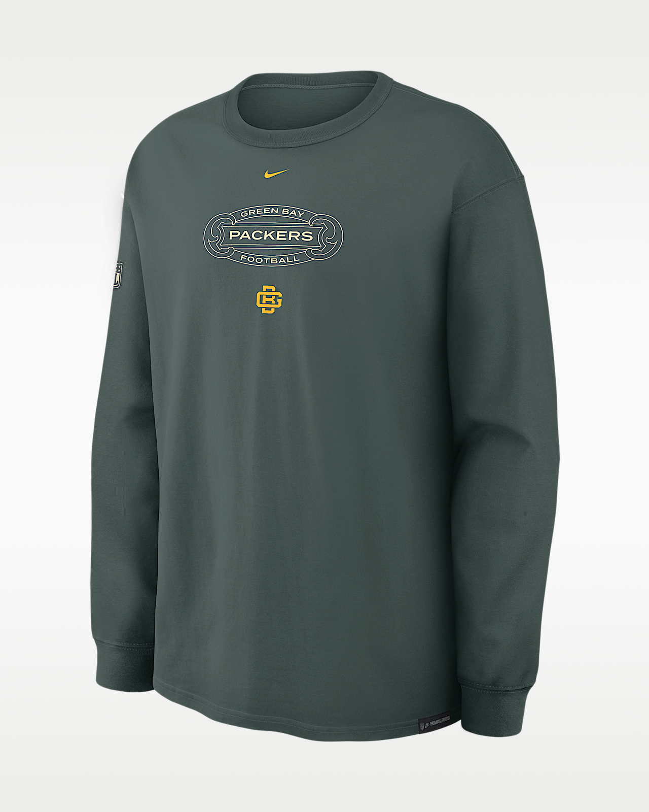 Мужская футболка Green Bay Packers Rivalries Collection Max90 Nike NFL Long-Sleeve