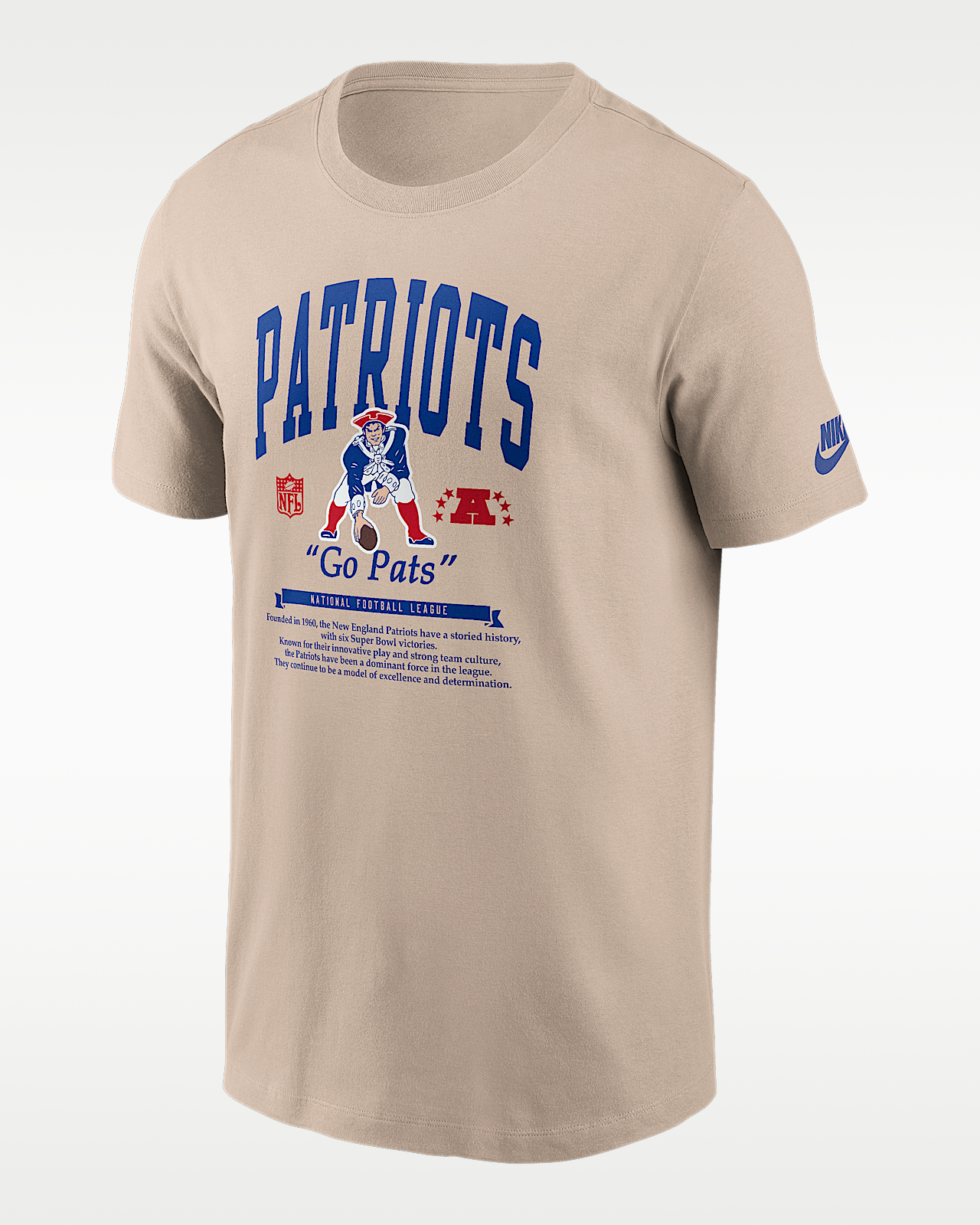 Мужская футболка New England Patriots Rewind Nike NFL