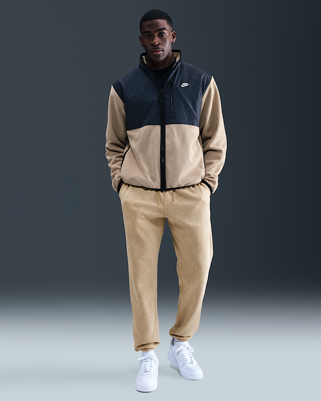 Мужские  Nike Sportswear Club Washed Cuffed Fleece Pants