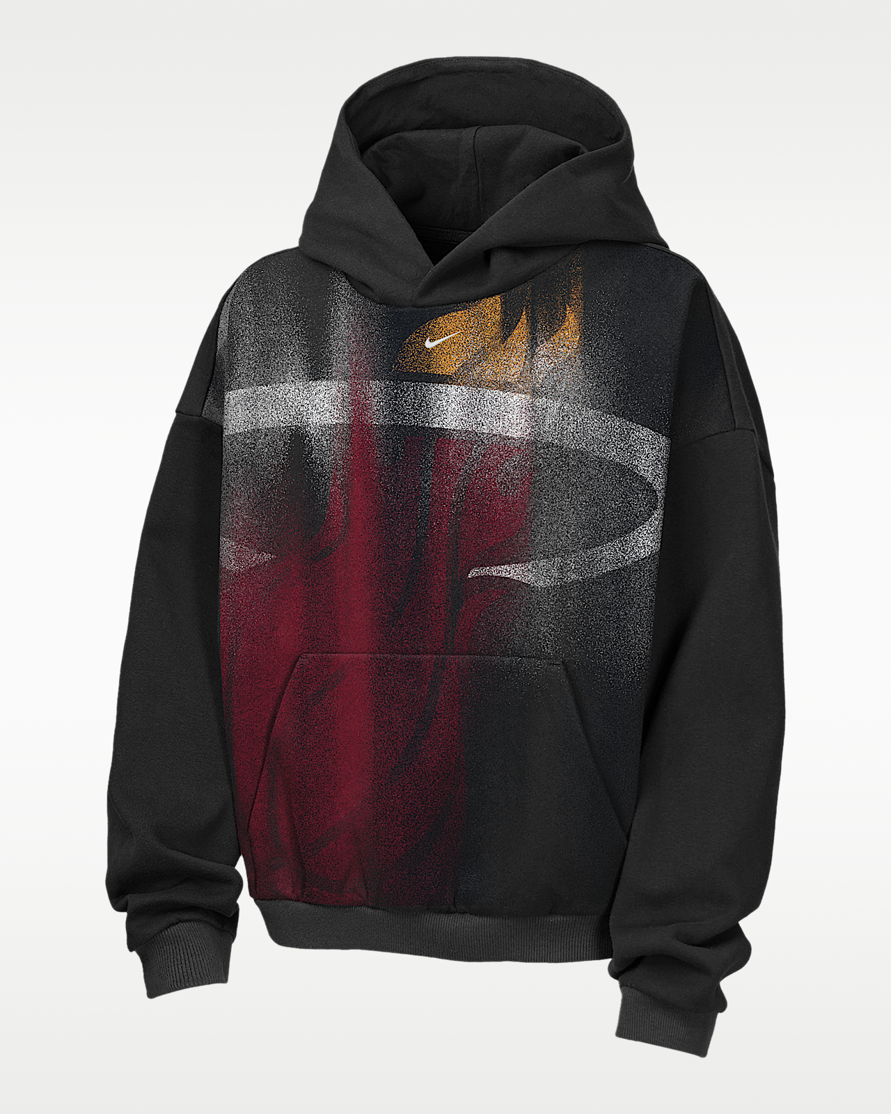 Детское худи Miami Heat Big Kids' Nike Basketball Hoodie для баскетбола