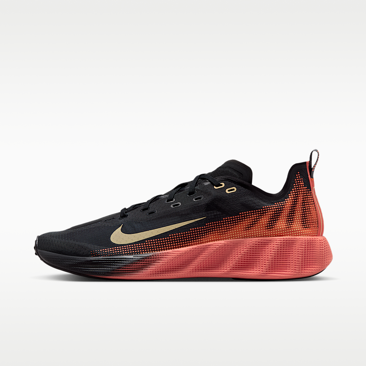 Nike  sneaker Off Noir/Zwart/Turf Orange/Tangerine Tint