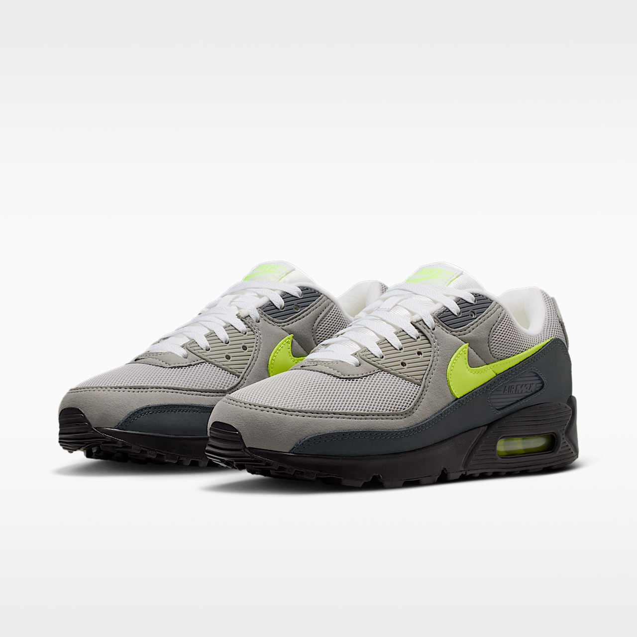 Nike Air Max sneaker Zwart/Anthracite/Light Charcoal/Neon Yellow