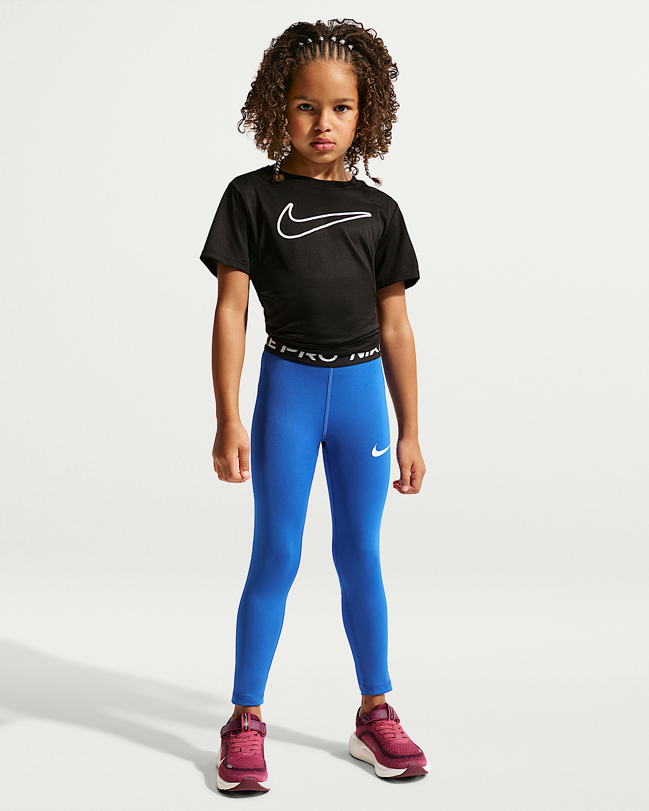Детские тайтсы Nike Pro Little Kids' Dri-FIT Leggings