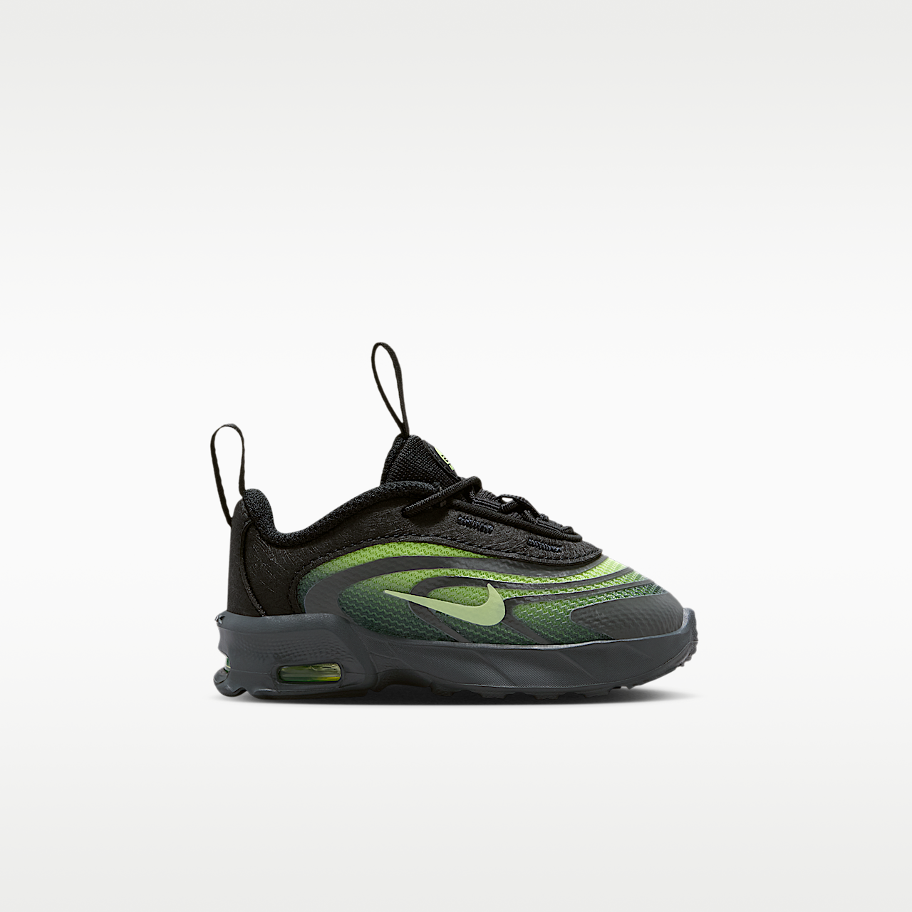 Nike Air Max sneaker Zwart/Iron Grey/Liquid Lime