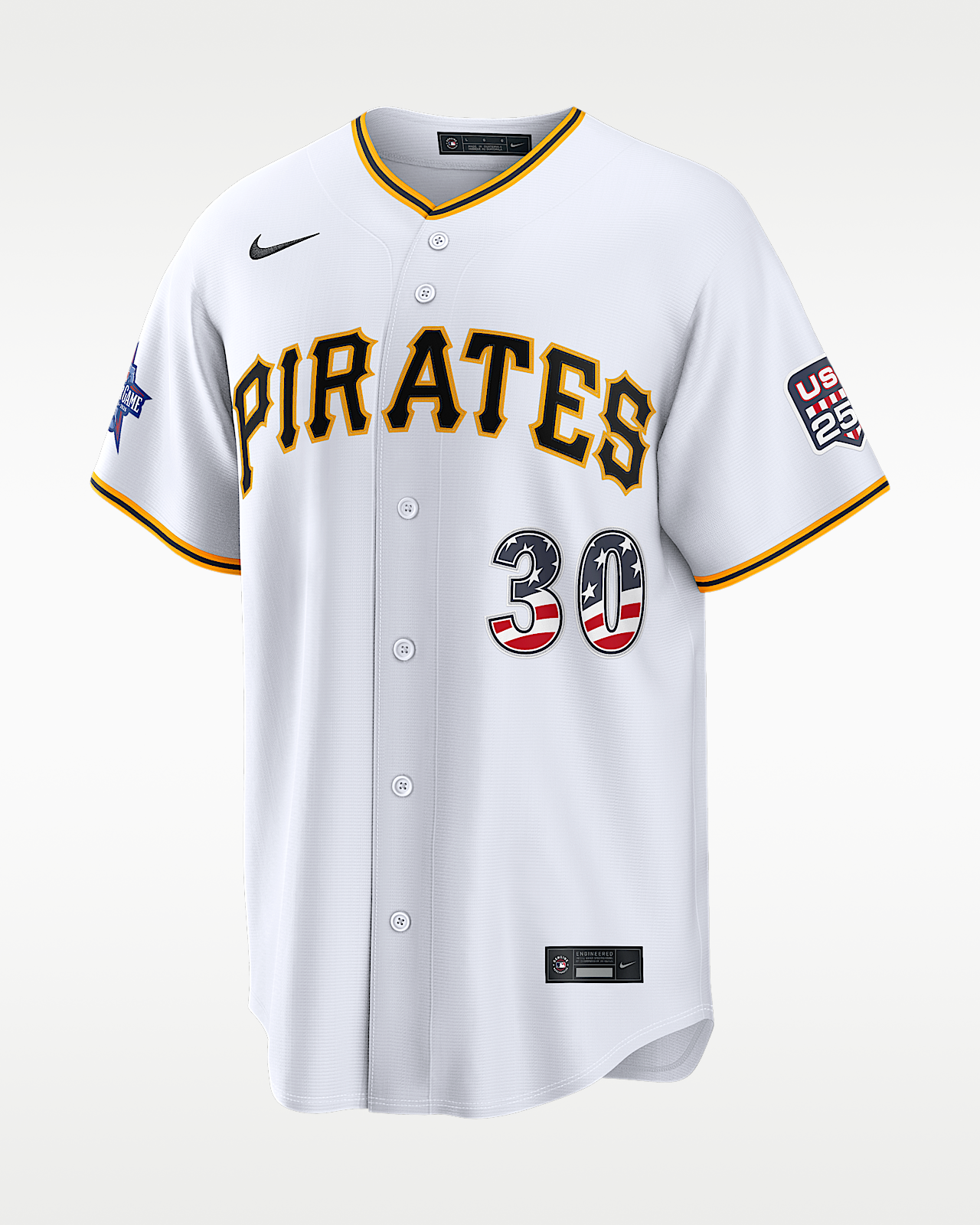 Мужские джерси Paul Skenes Pittsburgh Pirates 2026 All-Star Game Nike MLB Stadium Jersey