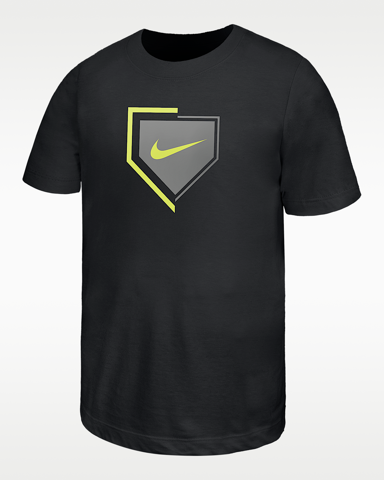 Детская футболка Nike Swoosh logo Big Kids' Baseball Cotton