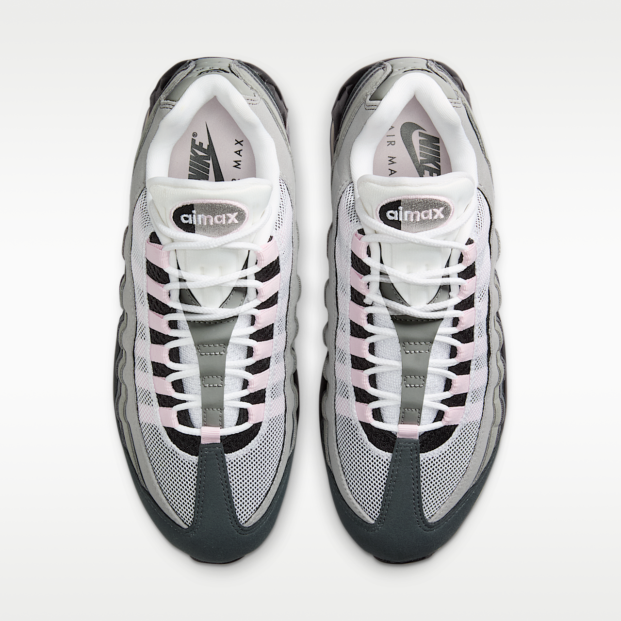 Nike Air Max sneaker Zwart/Wit/Reflect Silver/Pink Foam