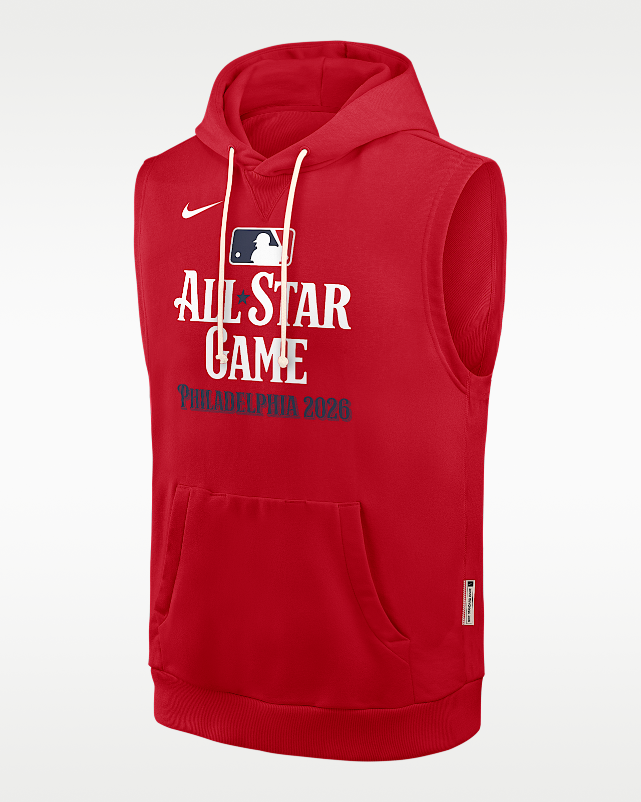Мужское худи 2026 All-Star Game Authentic Collection Nike Dri-FIT MLB Sleeveless Pullover Hoodie
