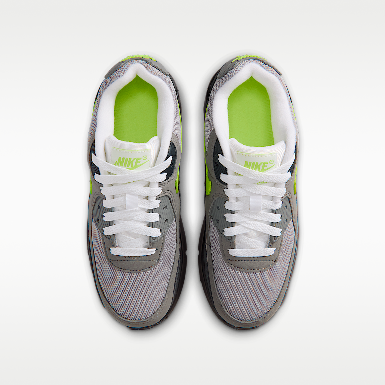 Nike Air Max sneaker Zwart/Anthracite/Light Charcoal/Neon Yellow