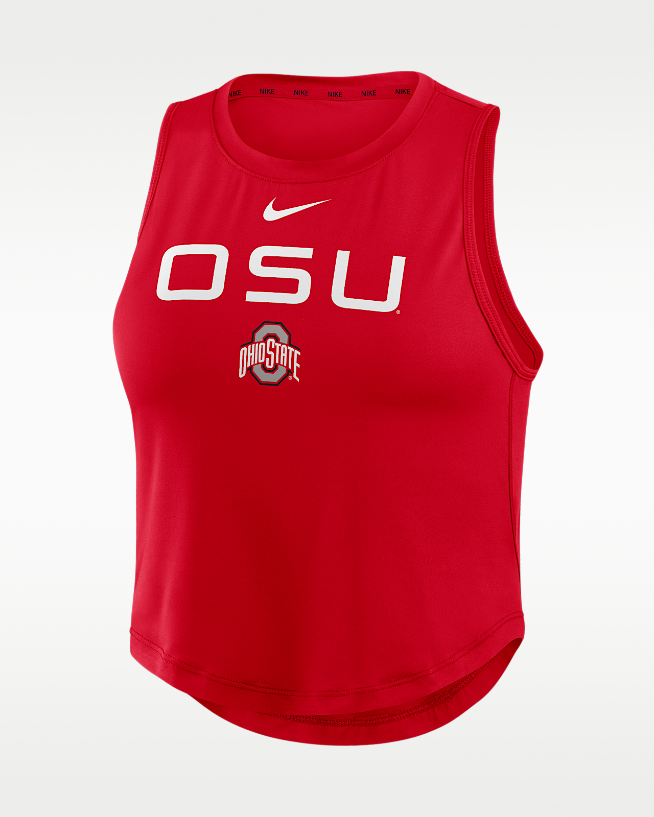 Женские  Ohio State One Nike Dri-Fit Cropped Tank Top