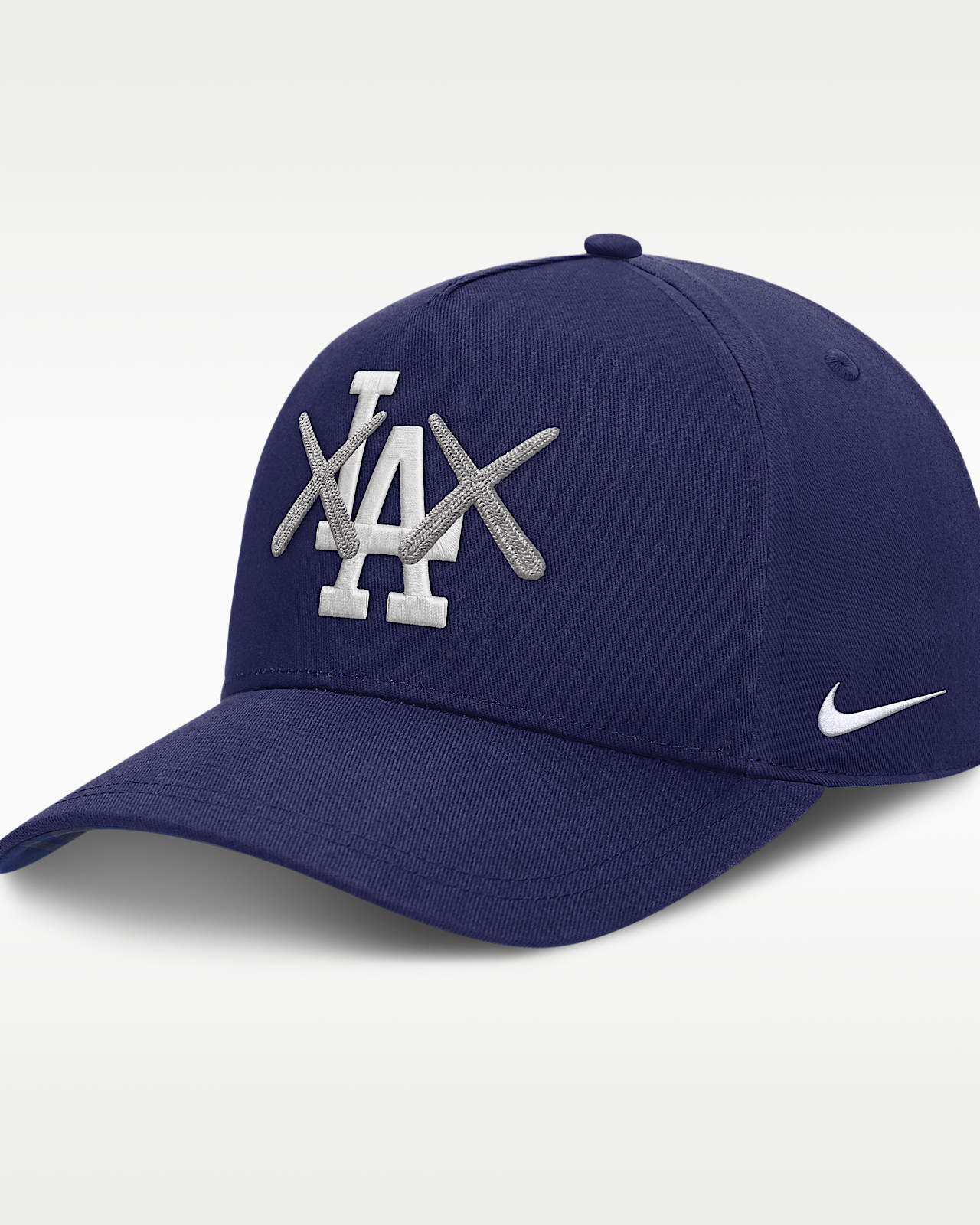 Мужские  Los Angeles Dodgers Rise Nike x KAWS Dri-FIT MLB A-Frame Trucker Adjustable Hat