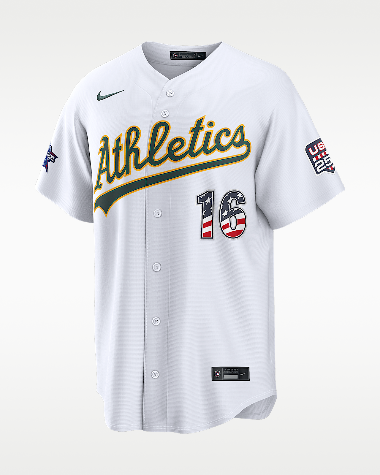 Мужские джерси Nick Kurtz Athletics 2026 All-Star Game Nike MLB Stadium Jersey