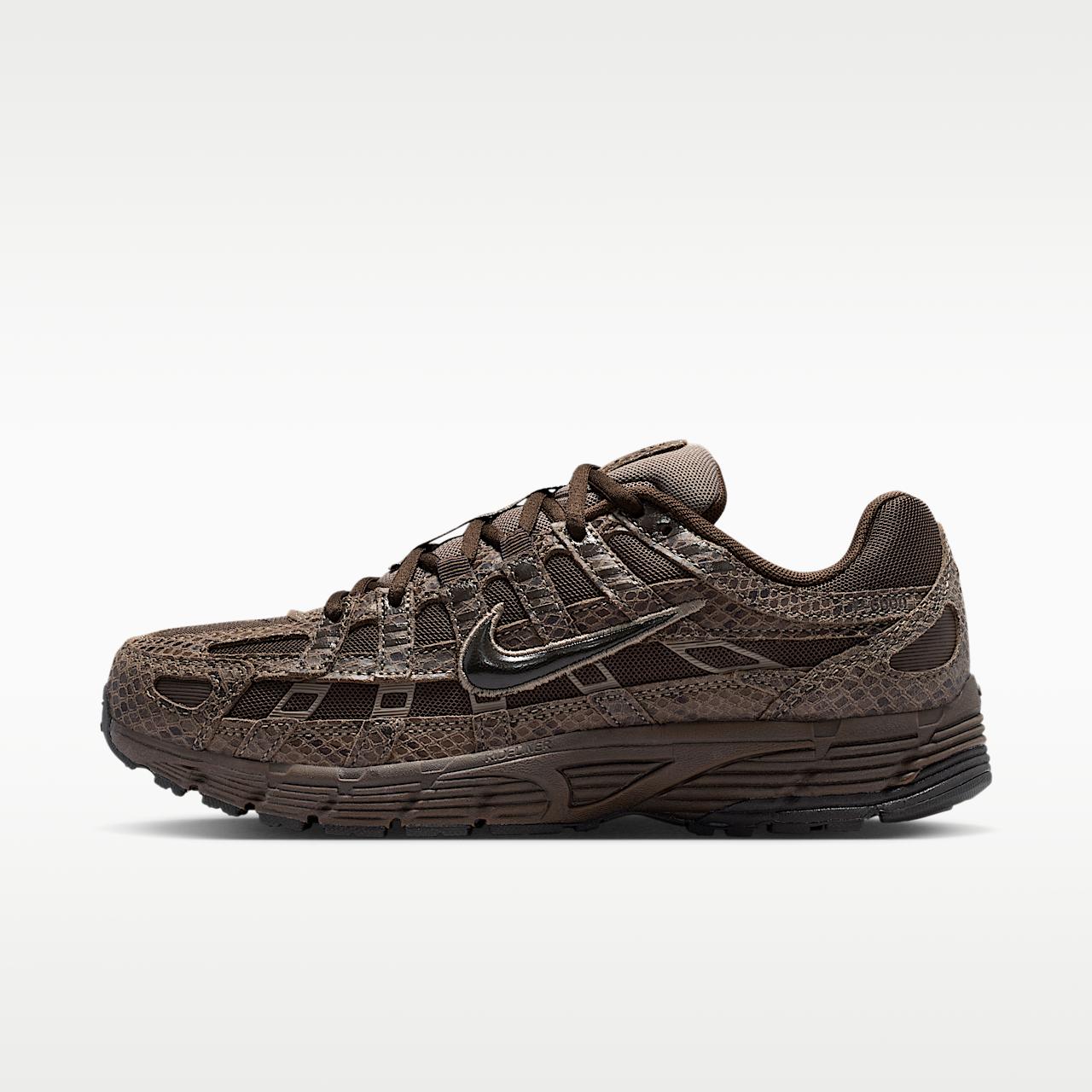 Nike P-6000 sneaker Velvet Brown/British Khaki/Zwart/Light Chocolate