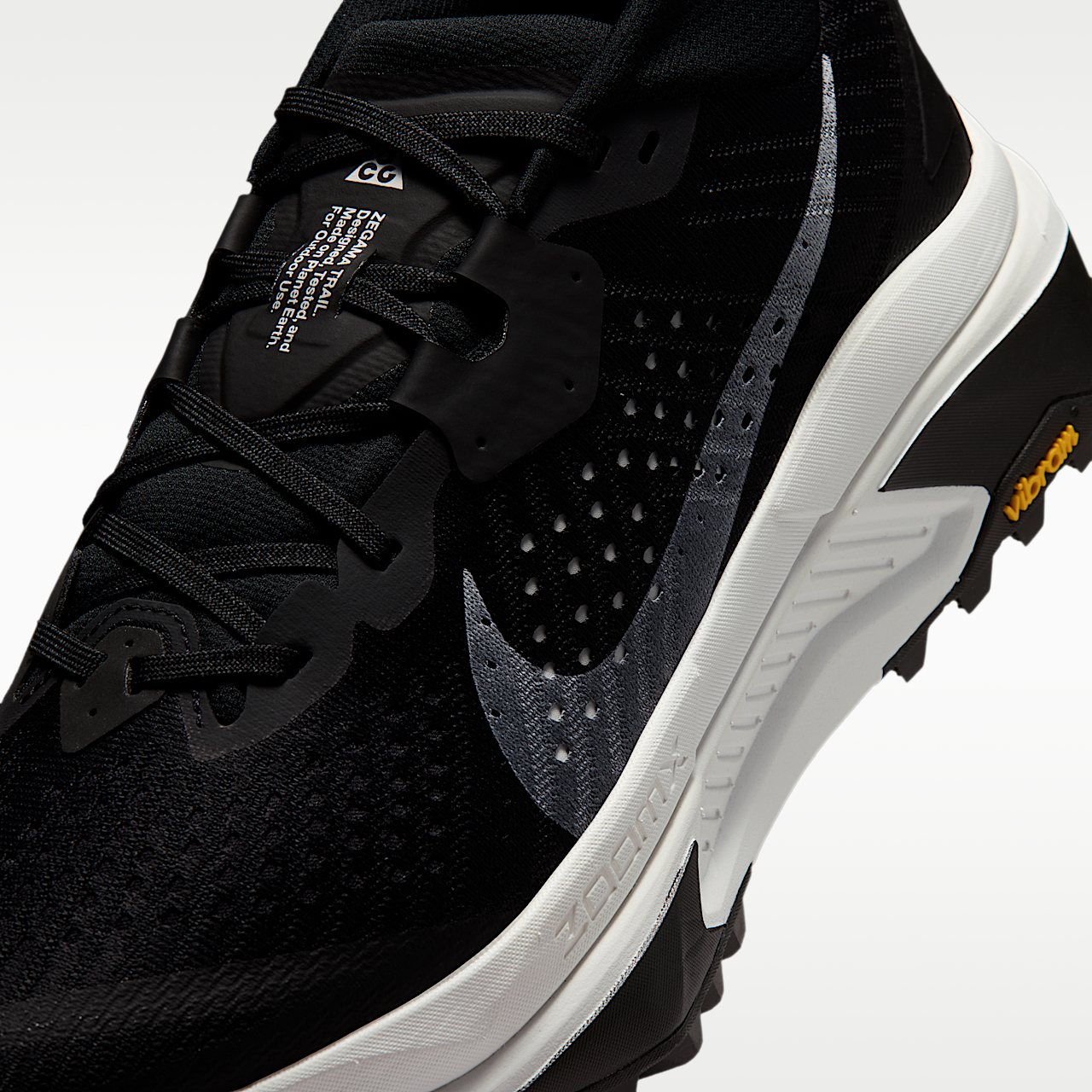 Nike  sneaker Zwart/Safety Orange/Anthracite/Summit White