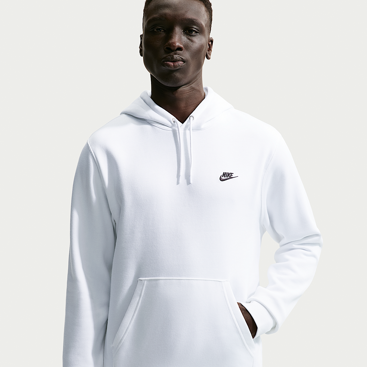 Nike Club (White/White/Black)