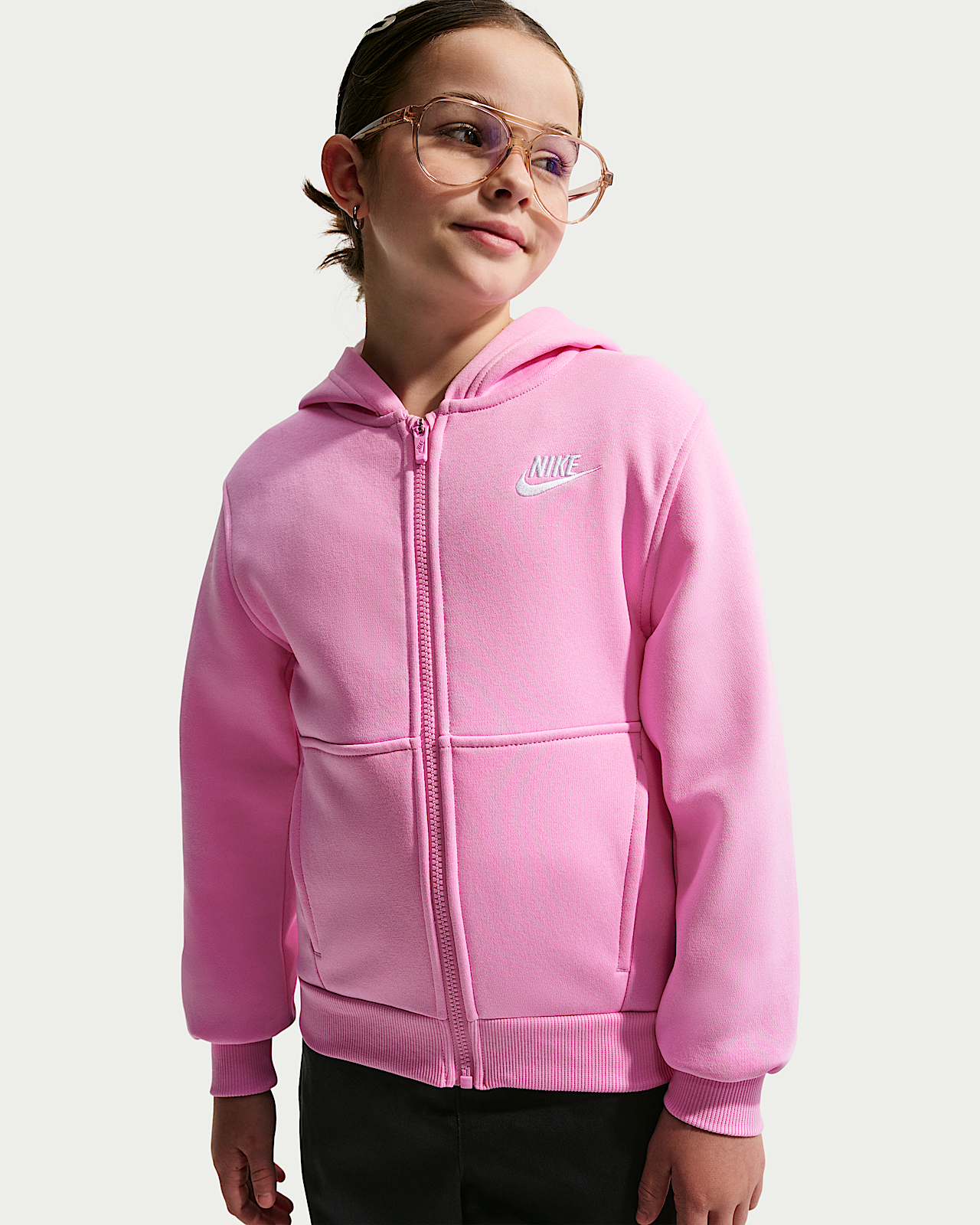 Детское худи Nike Sportswear Club Big Kids' Fleece Full-Zip Hoodie