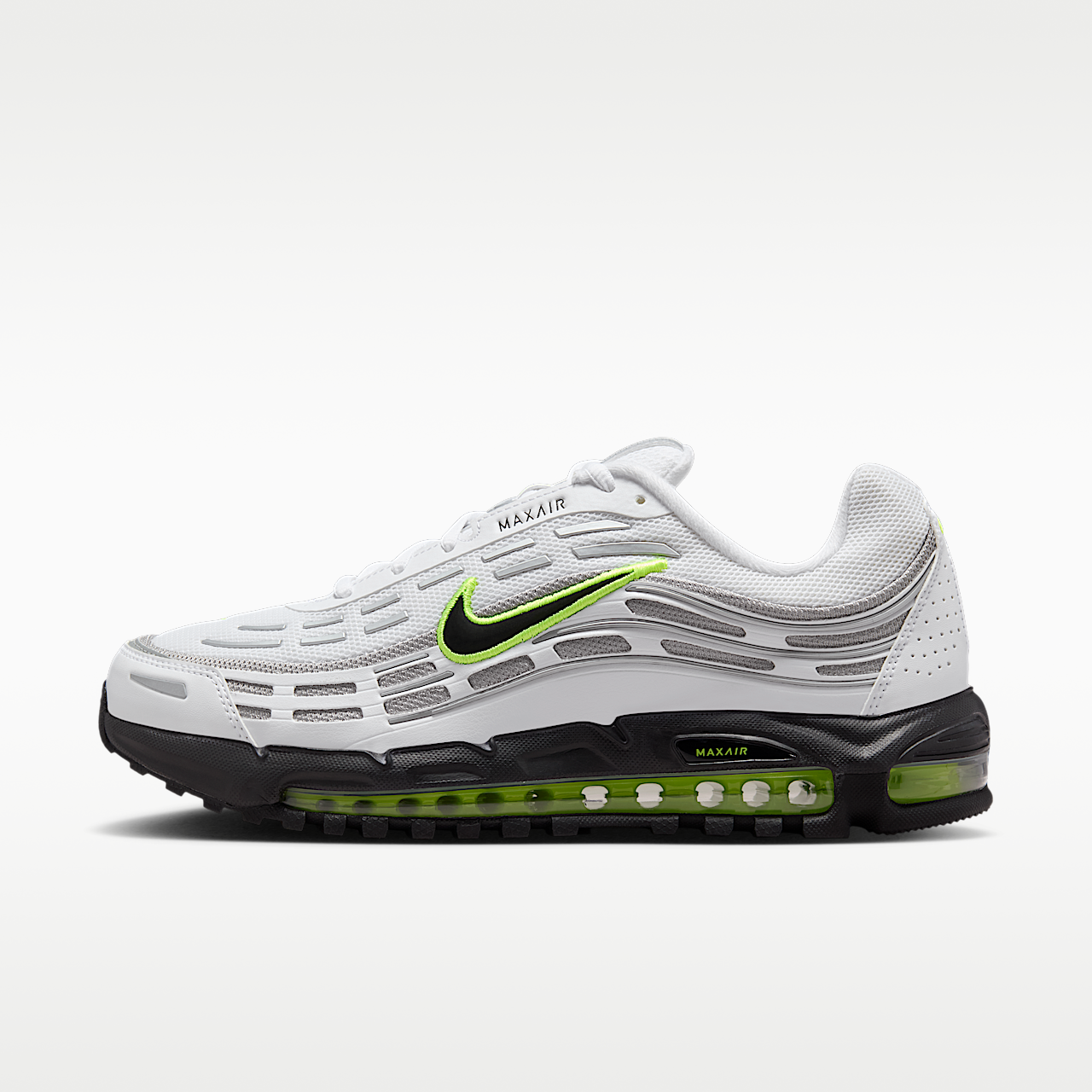 Nike Air Max sneaker Wit/Neon Yellow/Pearl Grey/Zwart