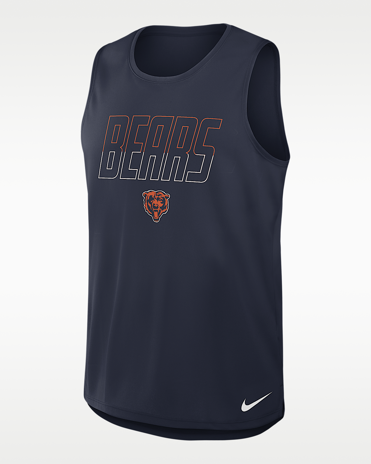 Мужские  Chicago Bears Nike Dri-FIT NFL Tank Top