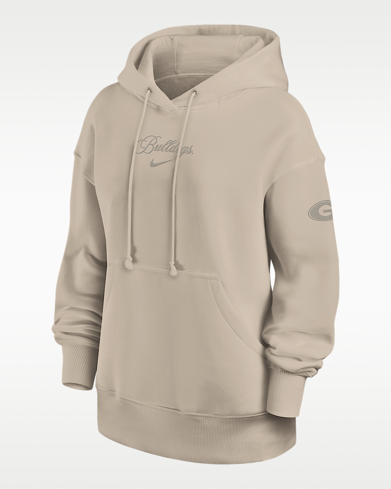 Женское худи Georgia Neutral Stance Collection Phoenix Nike College Oversized Pullover Hoodie