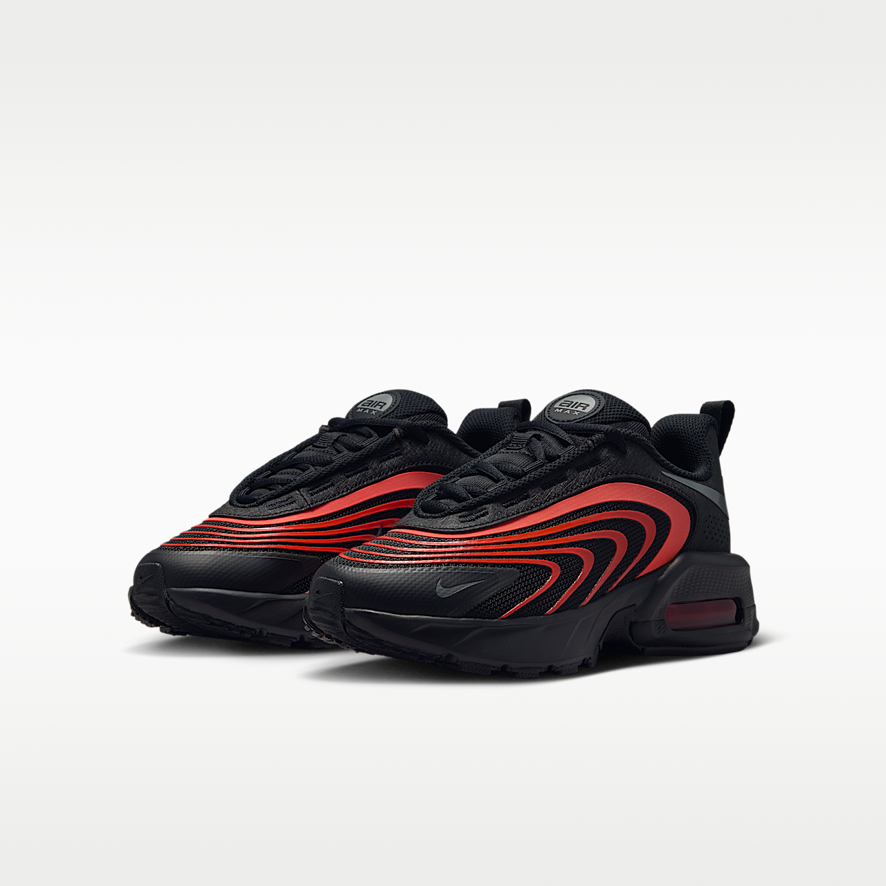 Nike Air Max sneaker Zwart/Picante Red/Smoke Grey