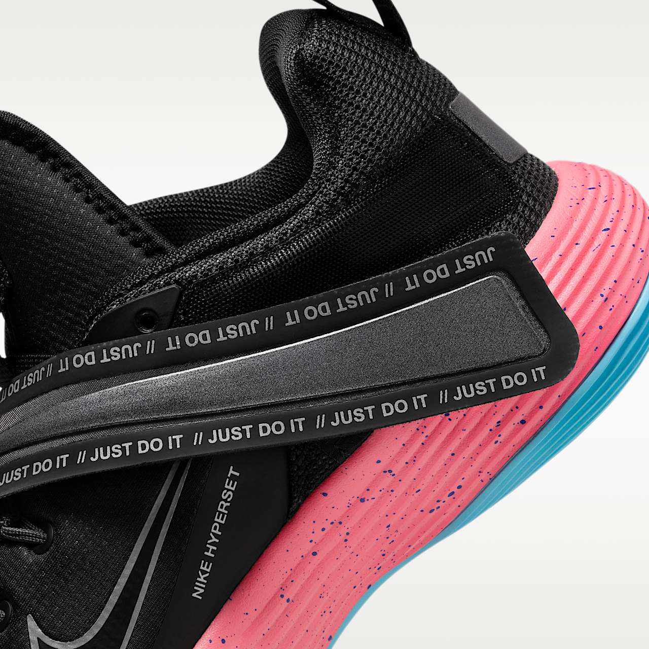 Nike  sneaker Zwart/Metallic Silver/Sunset Pulse/Metallic Dark Grey