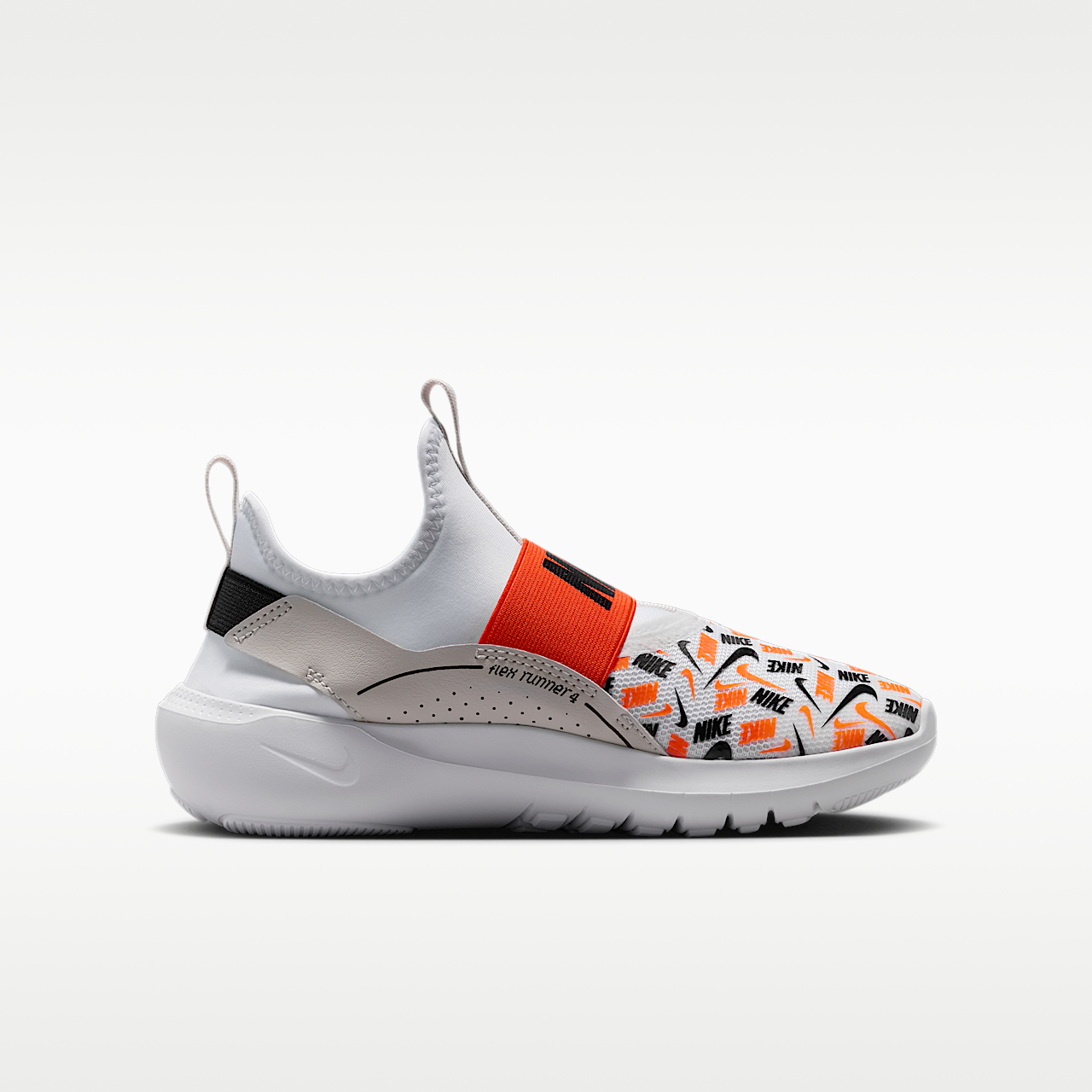 Nike  sneaker Wit/Safety Orange/Vast Grey/Zwart