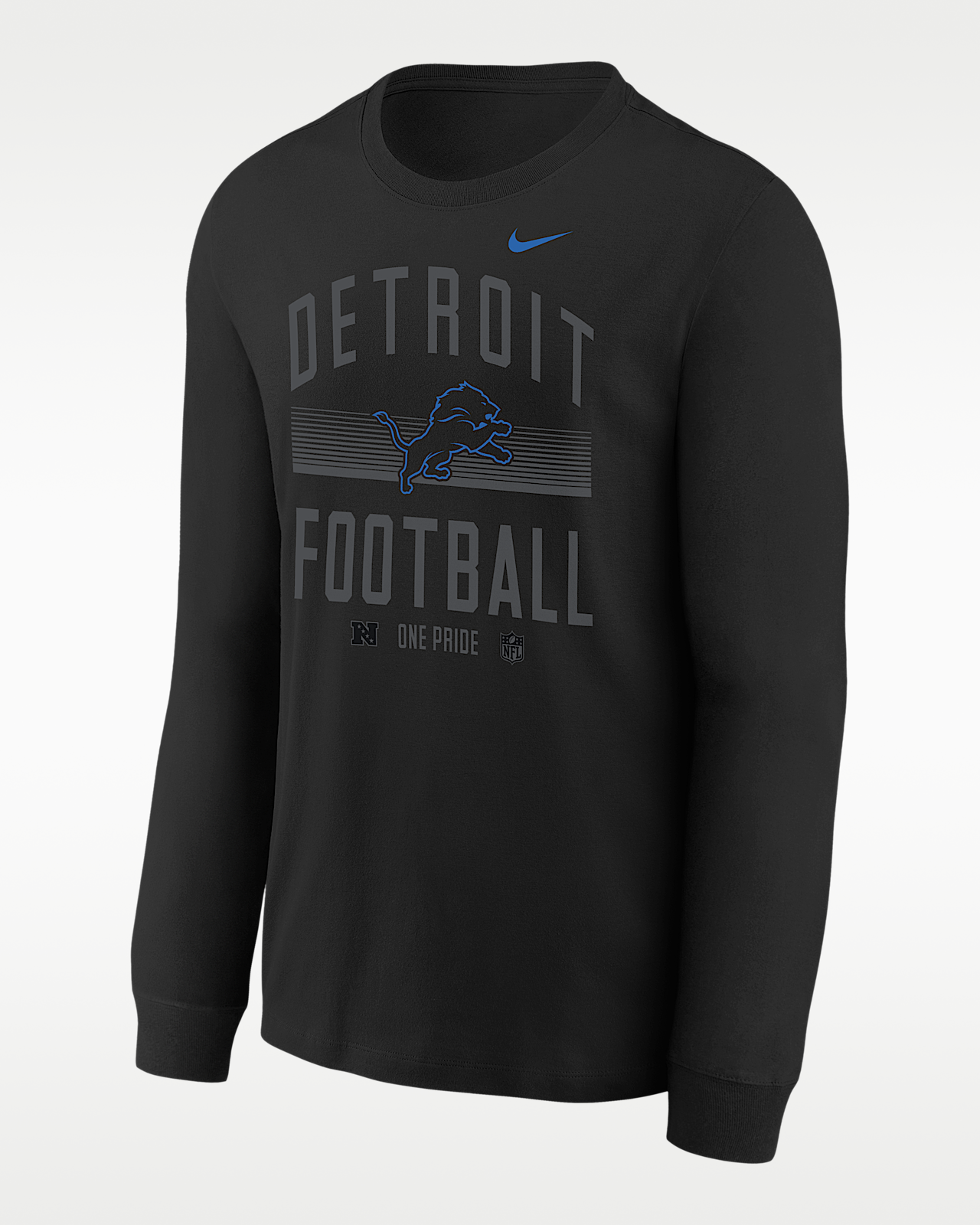 Детская футболка Detroit Lions Hometown Big Kids' Nike NFL Long-Sleeve