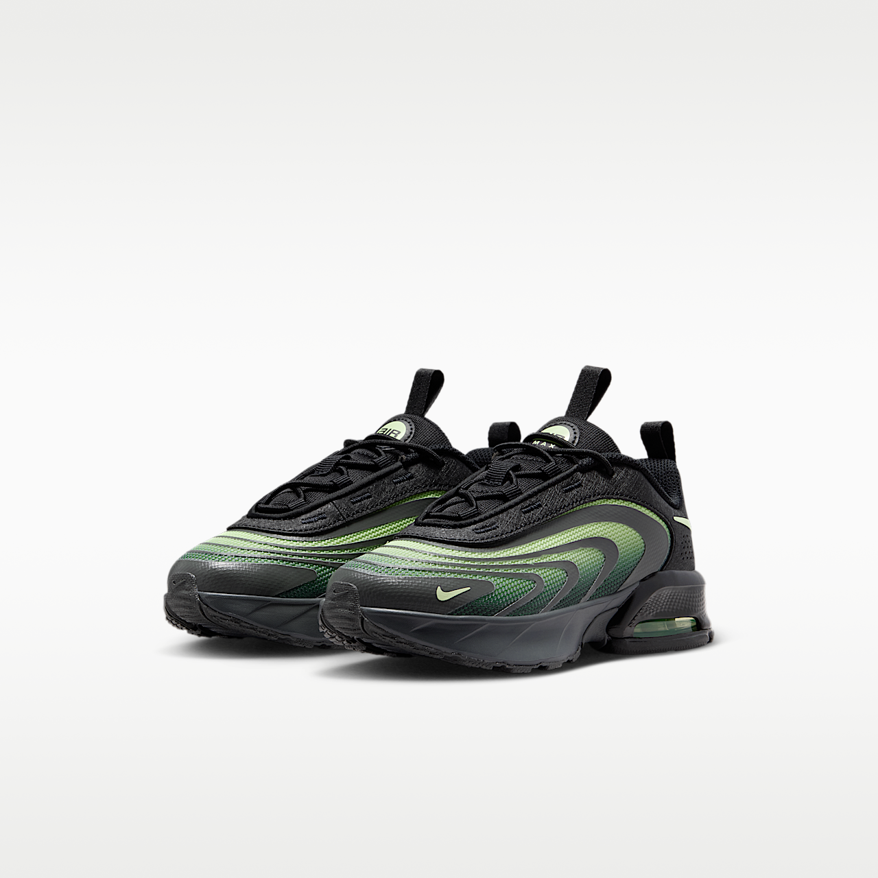 Nike Air Max sneaker Zwart/Iron Grey/Liquid Lime
