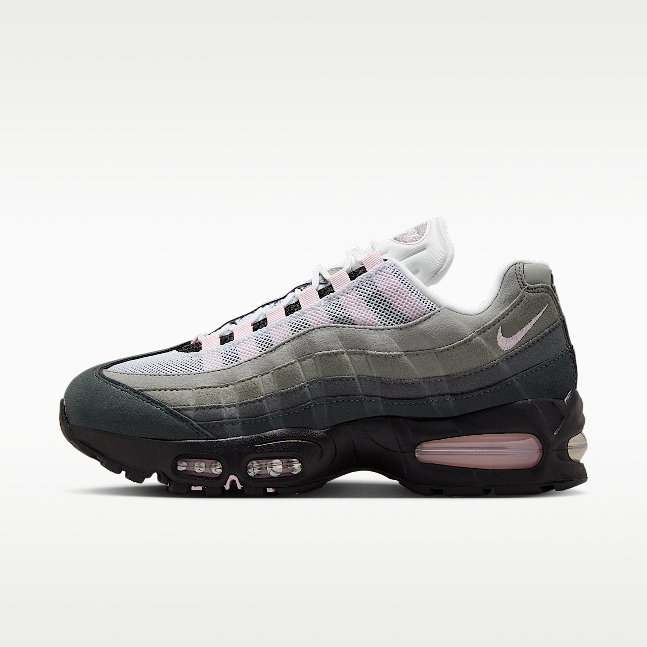 Nike Air Max sneaker Zwart/Wit/Reflect Silver/Pink Foam