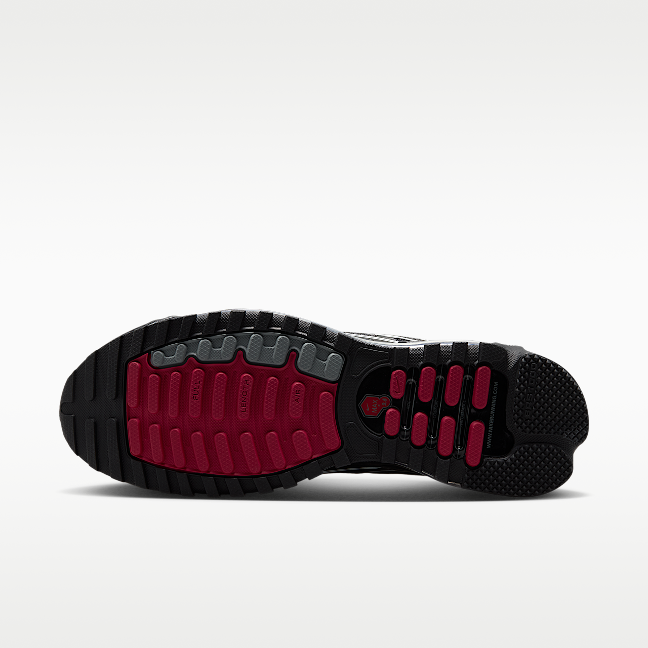 Nike Air Max sneaker Smoke Grey/Zwart/Dark Smoke Grey/Tough Red