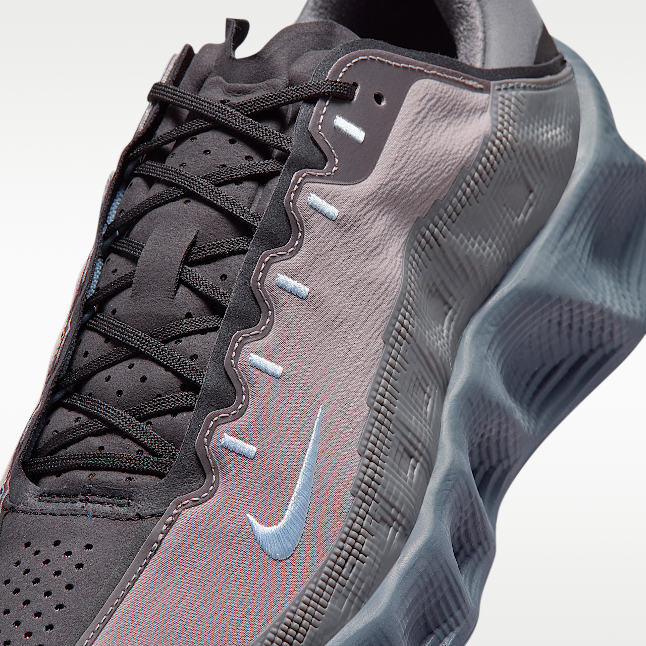 Nike  sneaker Wolf Grey/Sport Grey/Zwart/Ice Blue