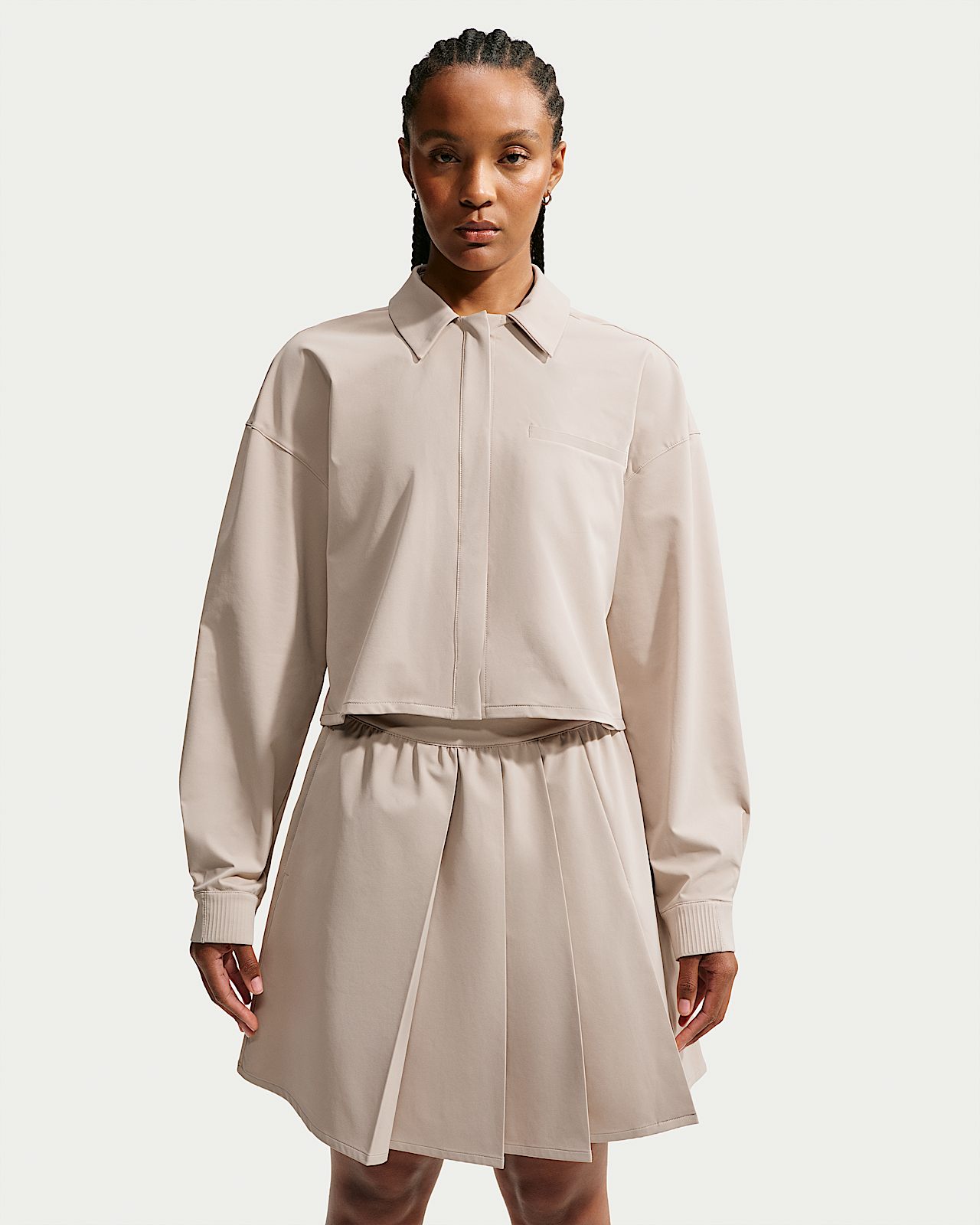 Женские  Nike 24.7 PerfectStretch Dri-FIT UV Protection Cropped Long-Sleeve Shirt