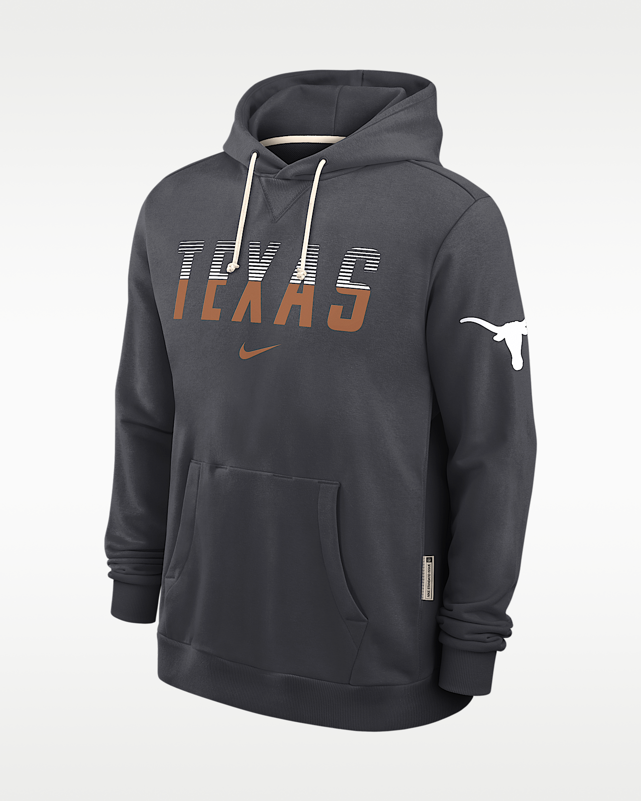 Мужское худи Texas Sideline Standard Issue Nike Dri-FIT College Pullover Hoodie