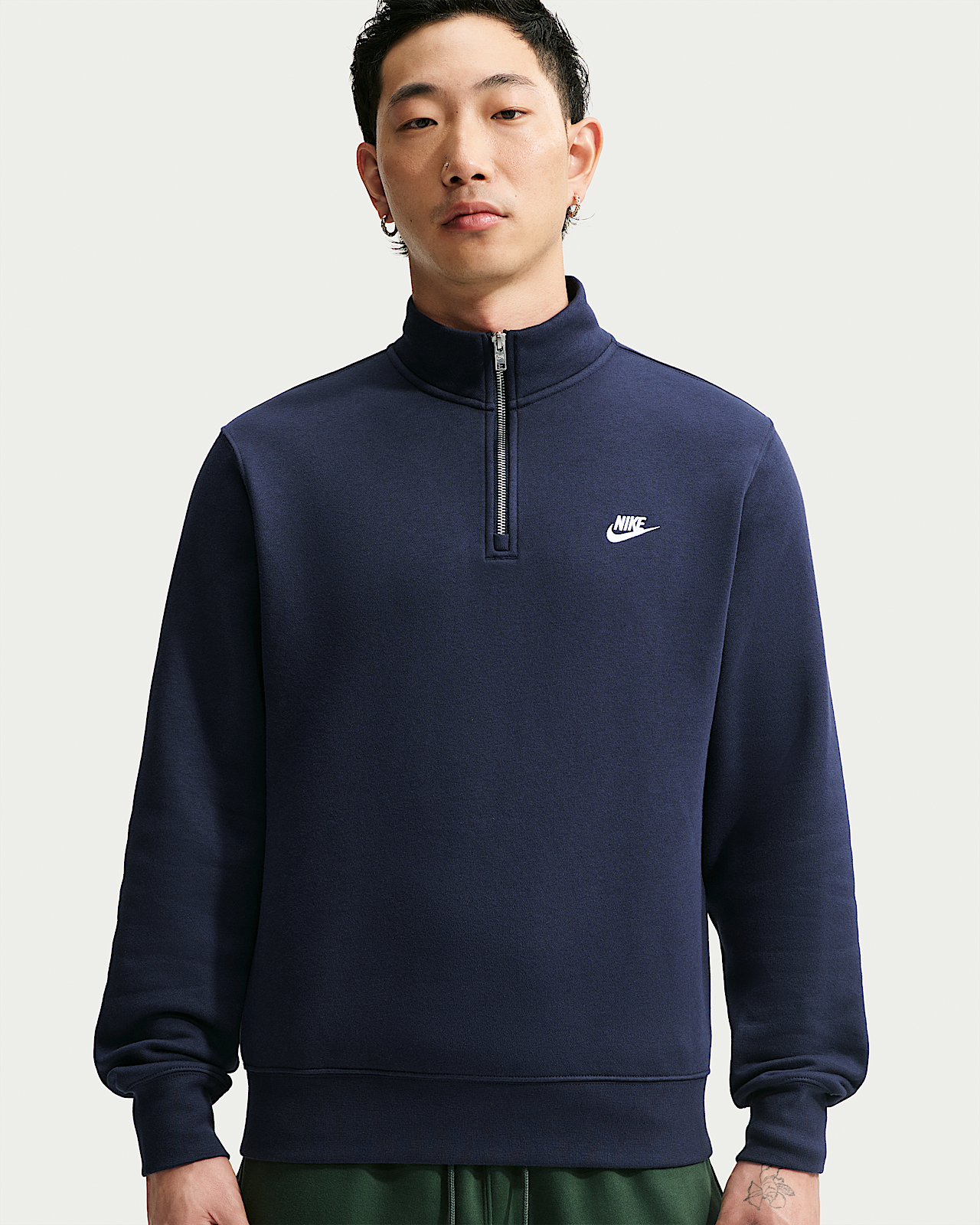 Мужские  Nike Sportswear Club 1/2-Zip Fleece Top