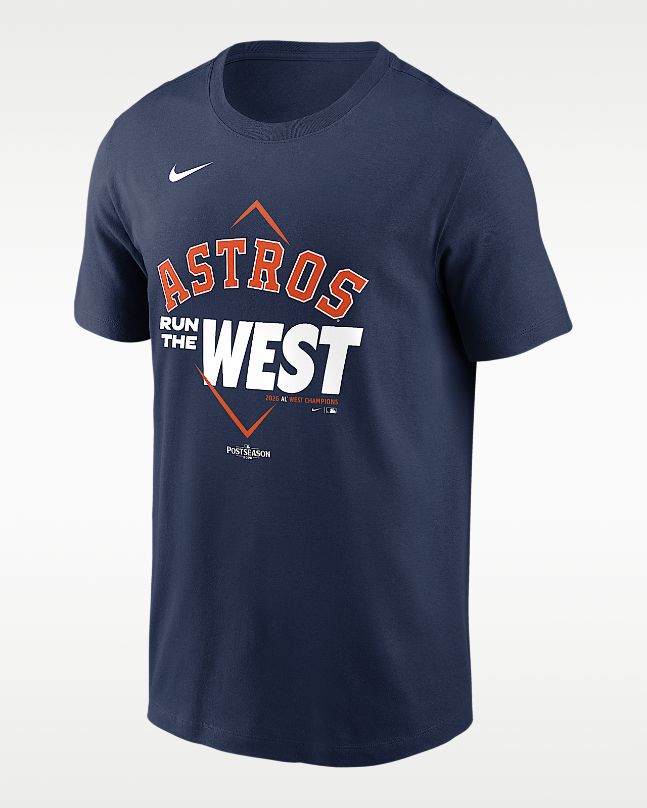 Мужская футболка Houston Astros 2026 AL West Division Champions Nike MLB