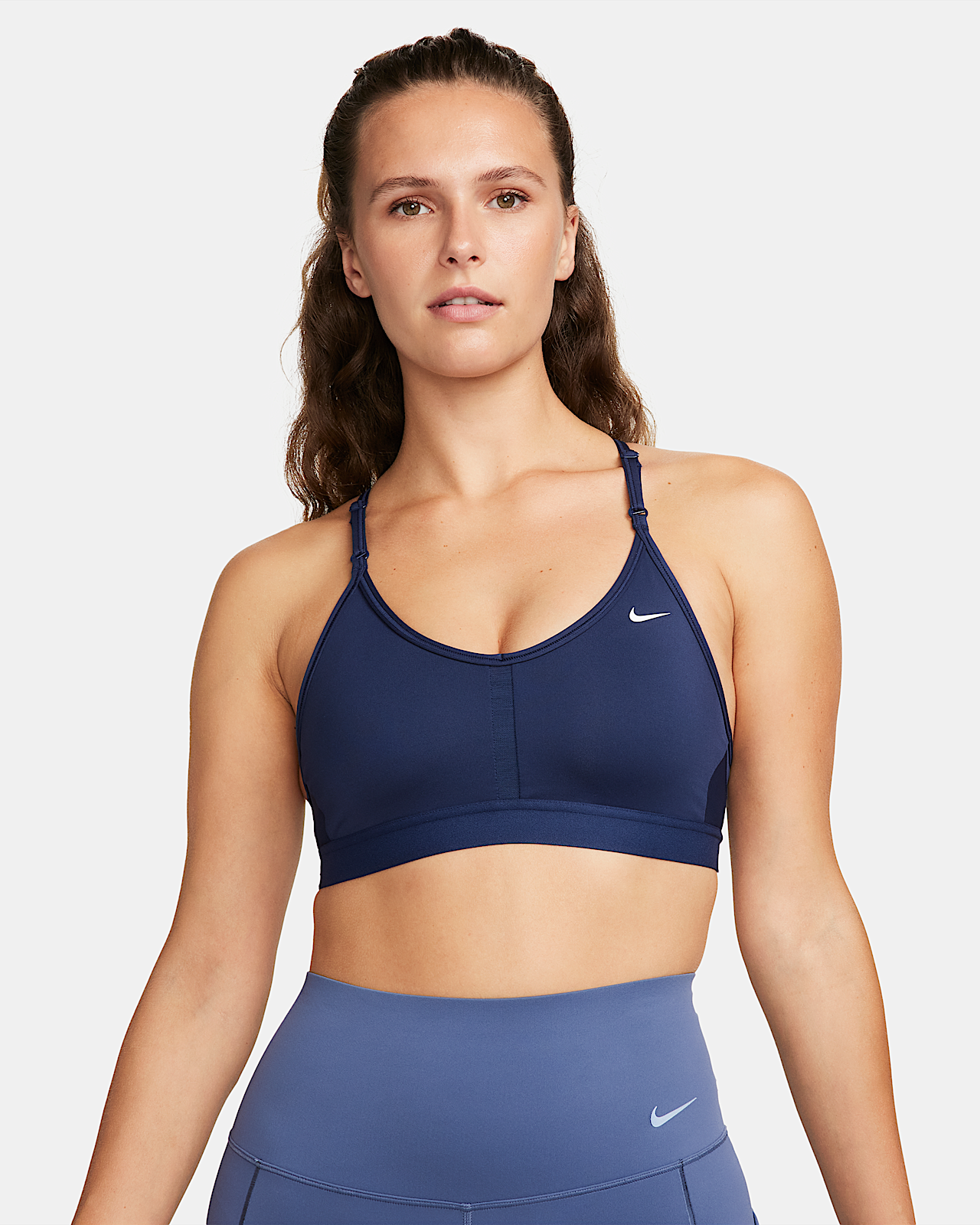 Женские  Nike Indy Light-Support Padded V-Neck Sports Bra