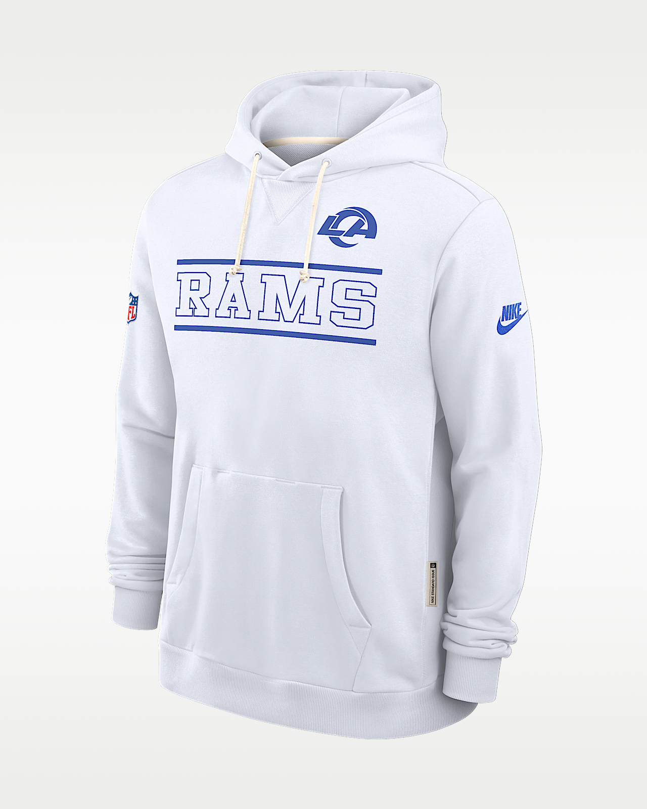 Мужское худи Los Angeles Rams Alt Standard Issue Nike Dri-FIT NFL Pullover Hoodie