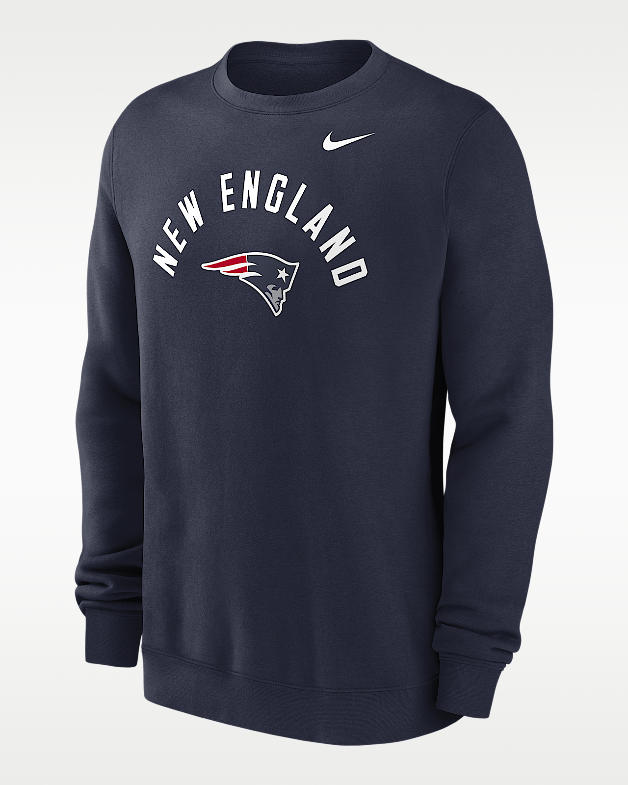 Мужские  New England Patriots Club Nike NFL Pullover Crew
