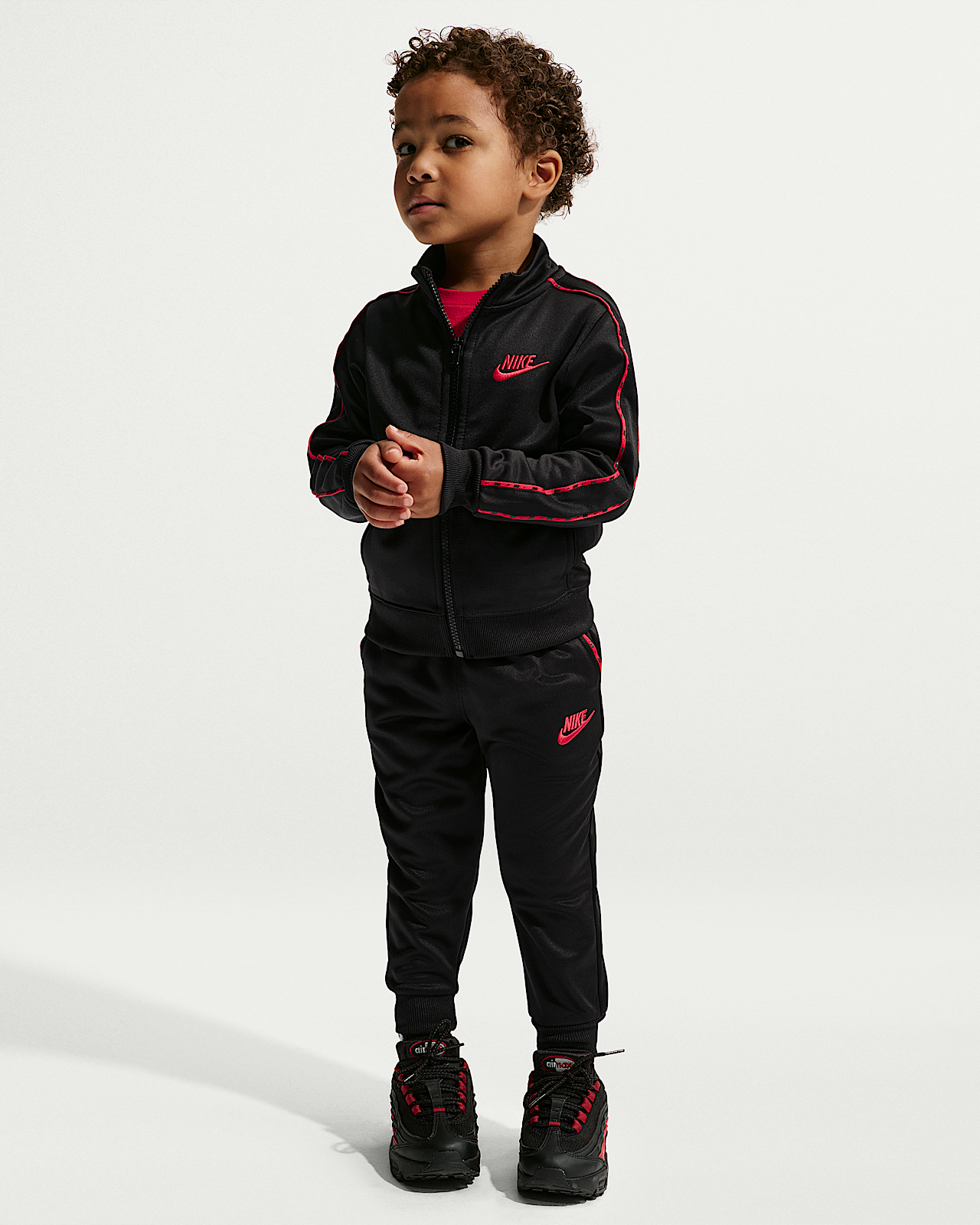 Детские  Nike Toddler Dri-FIT Lifestyle 2-Piece Full-Zip Propus Piping Set на каждый день