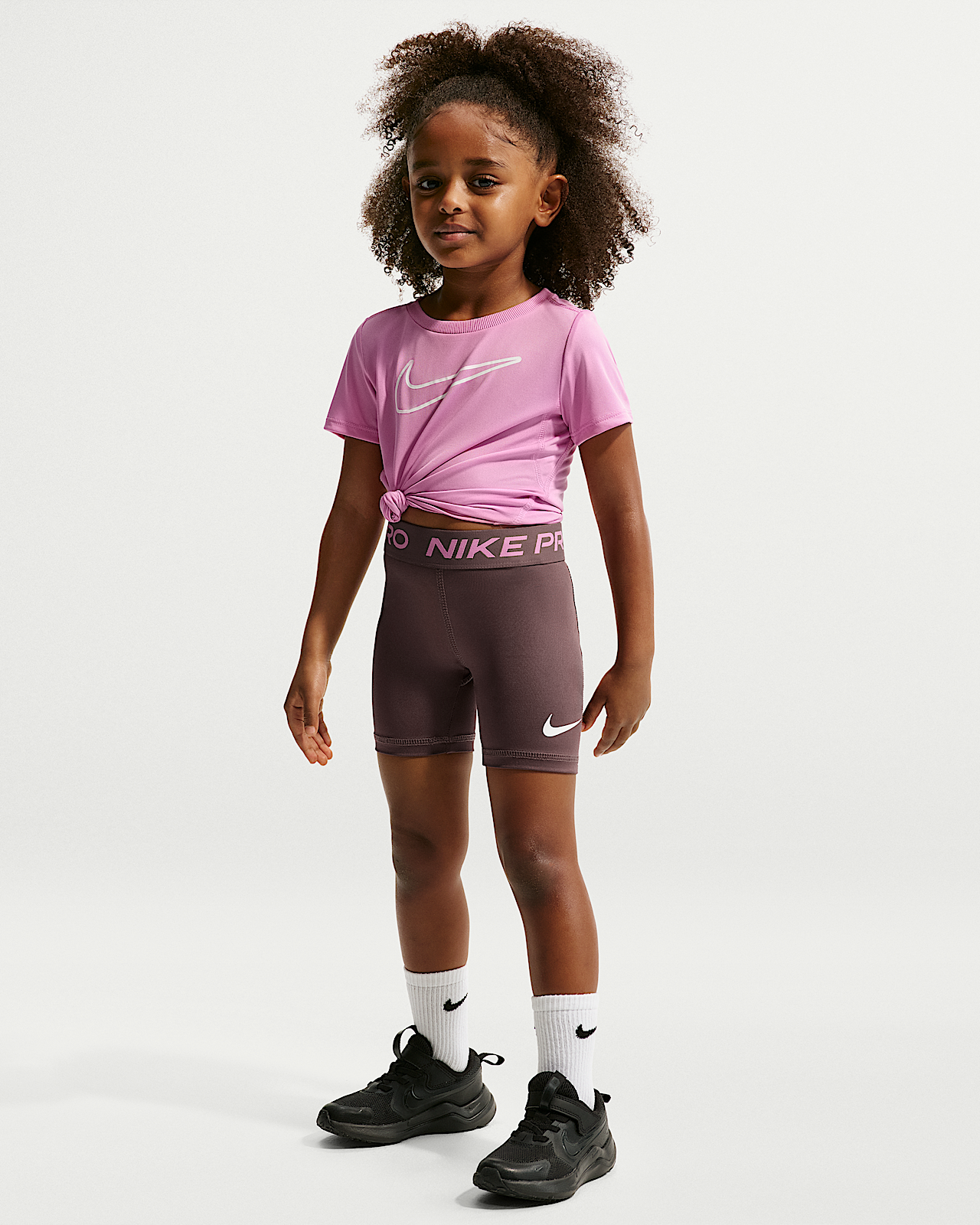 Детские шорты Nike Pro Little Kids' Dri-FIT Shorts