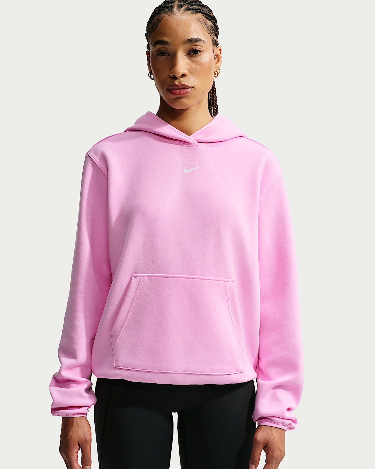 Женское худи Nike Studio Fleece Sport Dri-FIT Pullover Hoodie