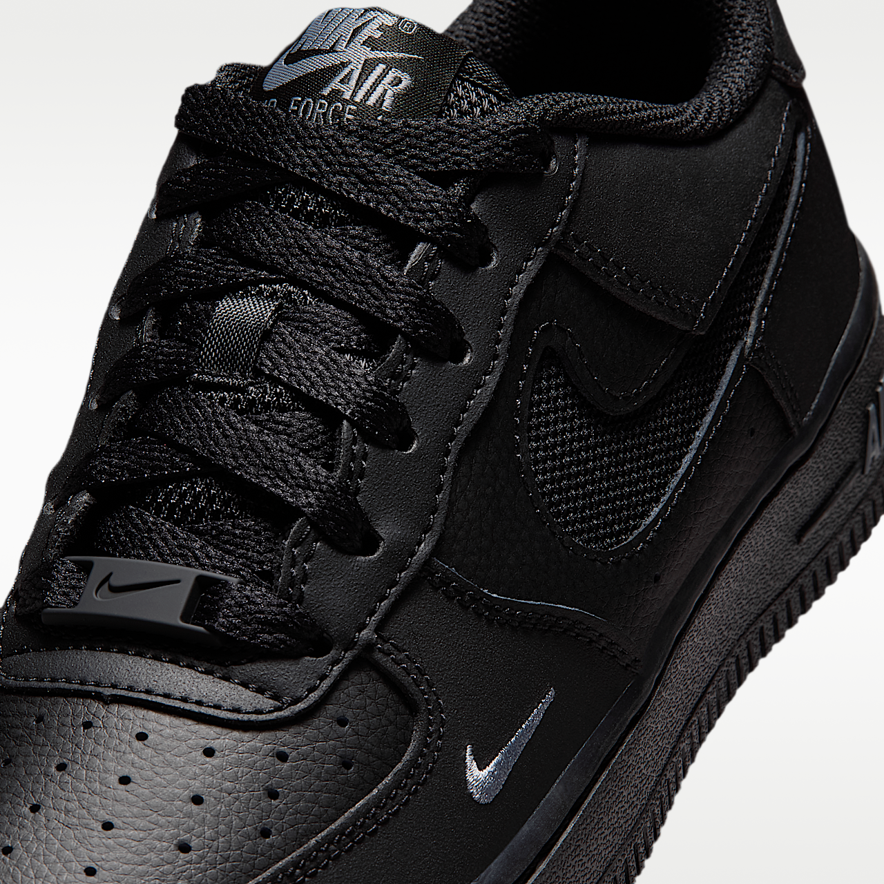 Nike Air Force 1 sneaker Zwart/Cool Grey/Cool Grey