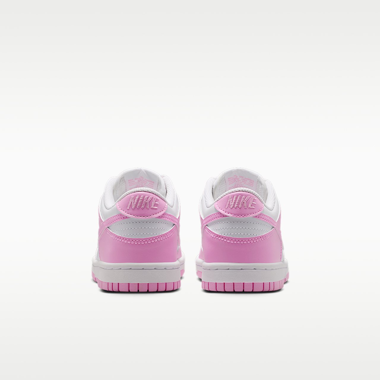 Nike Dunk Low sneaker Wit/Wit/Wit/Pink Rise
