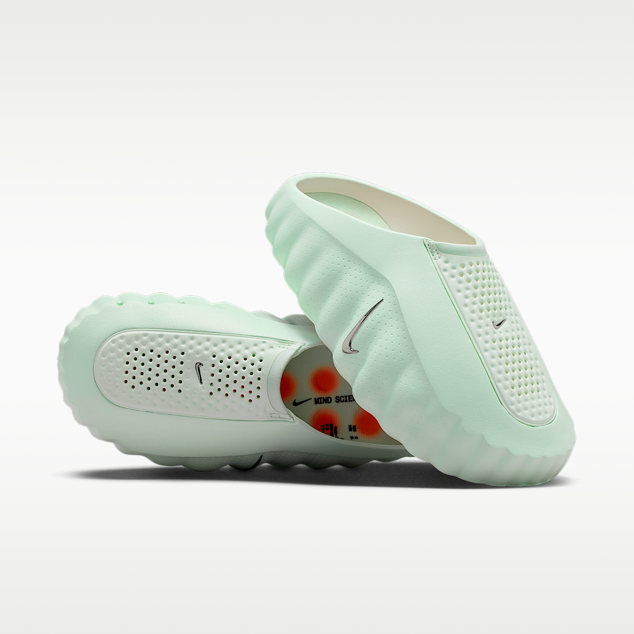 Nike  sneaker Barely Green/Hyper Crimson/Zwart/Chrome