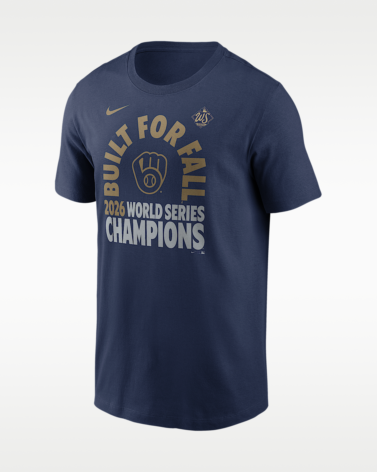 Мужская футболка Milwaukee Brewers 2026 World Series Champions Nike MLB