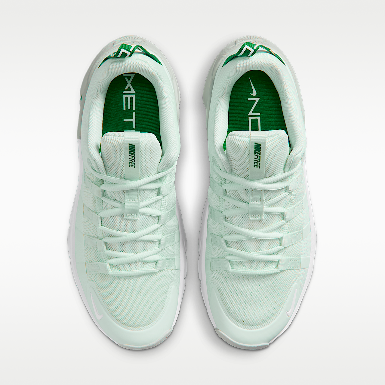 Nike Free sneaker Barely Green/Malachite/Light Silver/Wit